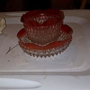 Royal Ruby Red Glass Bowls